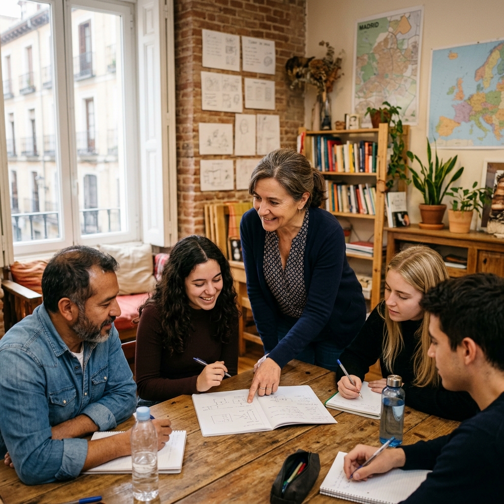 
<span>Intensive 20 + 5 Spanish Course — Madrid</span>
