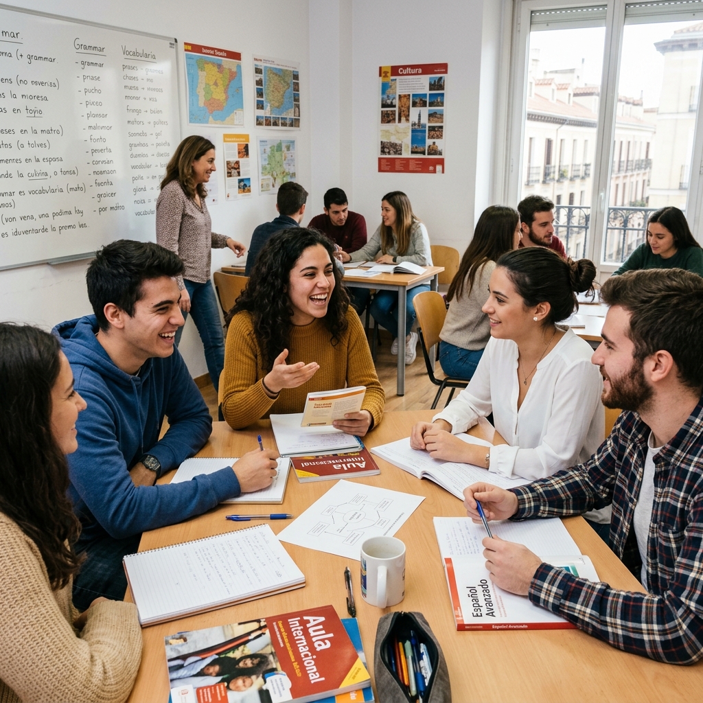 
<span>Intensive 20 + 10 Spanish Course — Madrid</span>

