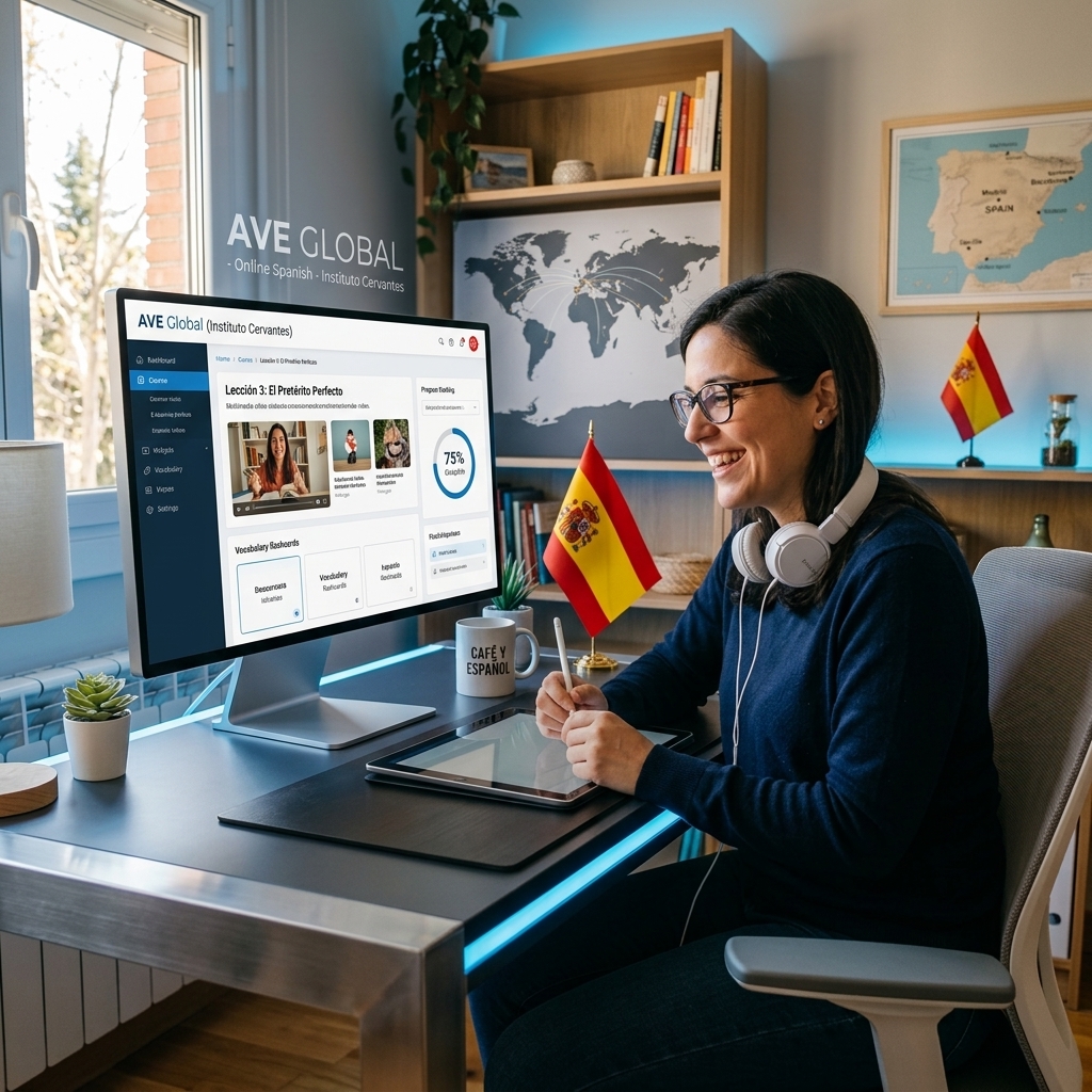 
<span>AVE Global — Online Spanish Course</span>
