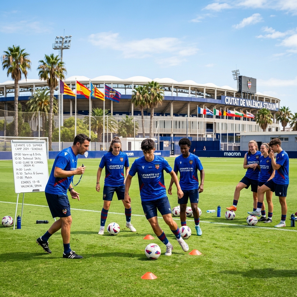 
<span>Youth Football Summer Camp with Levante U.D. (13–18)</span>
