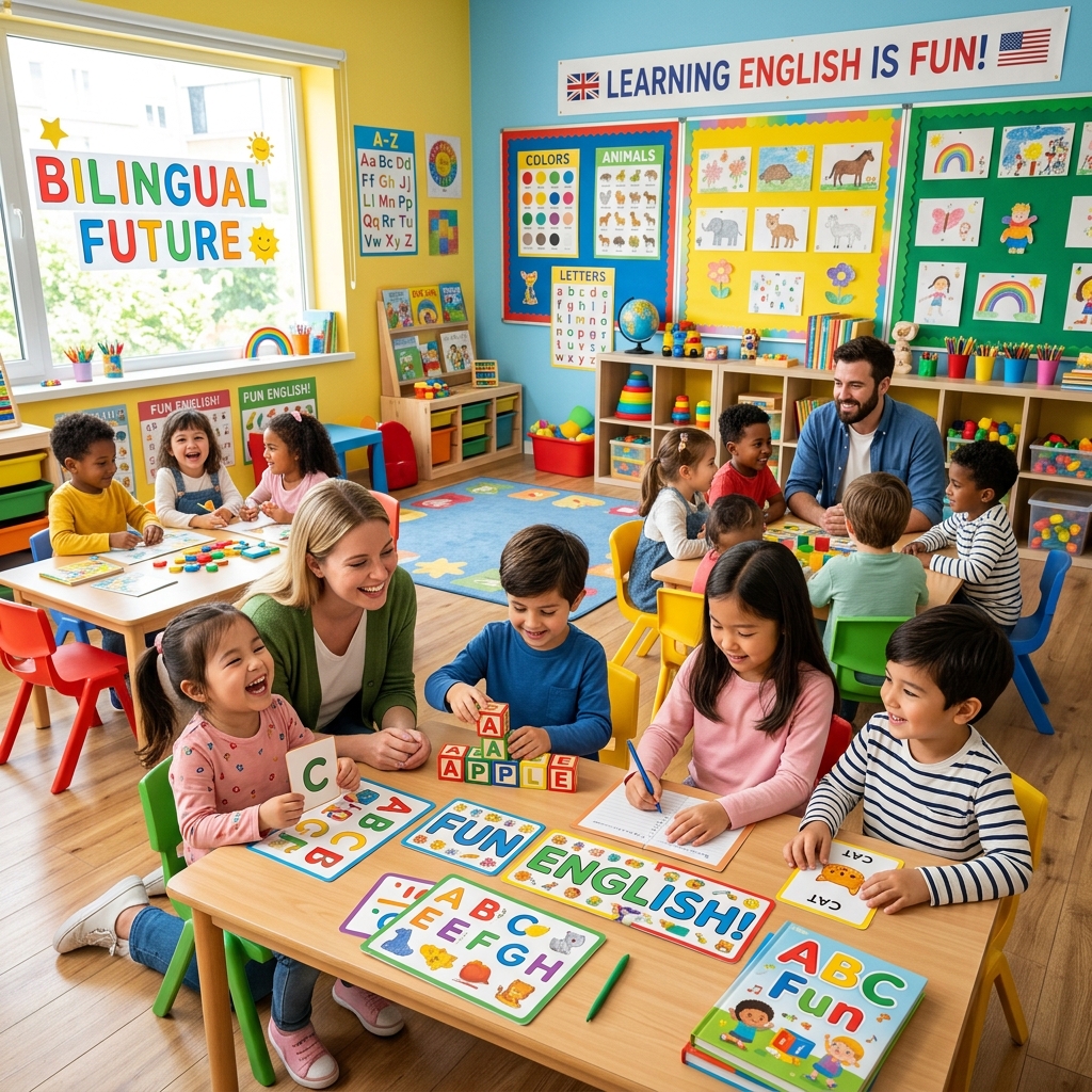 
<span>Annual English Course For Children — Málaga</span>
